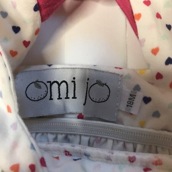 Omi Jo Well Dressed Wolf Confetti Aunt Heart Tunic & Shorties 18M - Picture 5 of 5